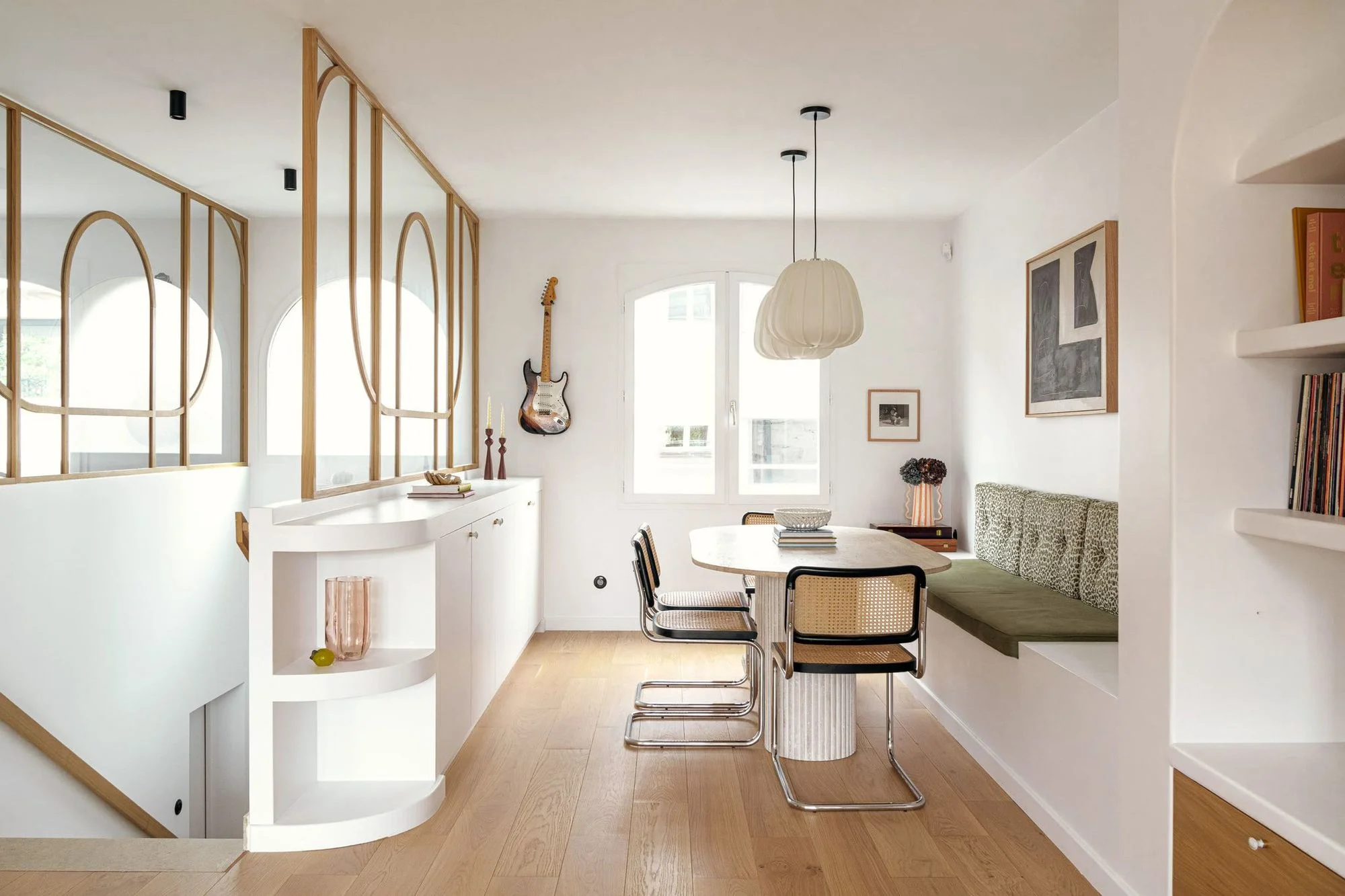 salle à manger avec verrière bois décoration contemporaine salle à manger avec verrière bois décoration contemporaine