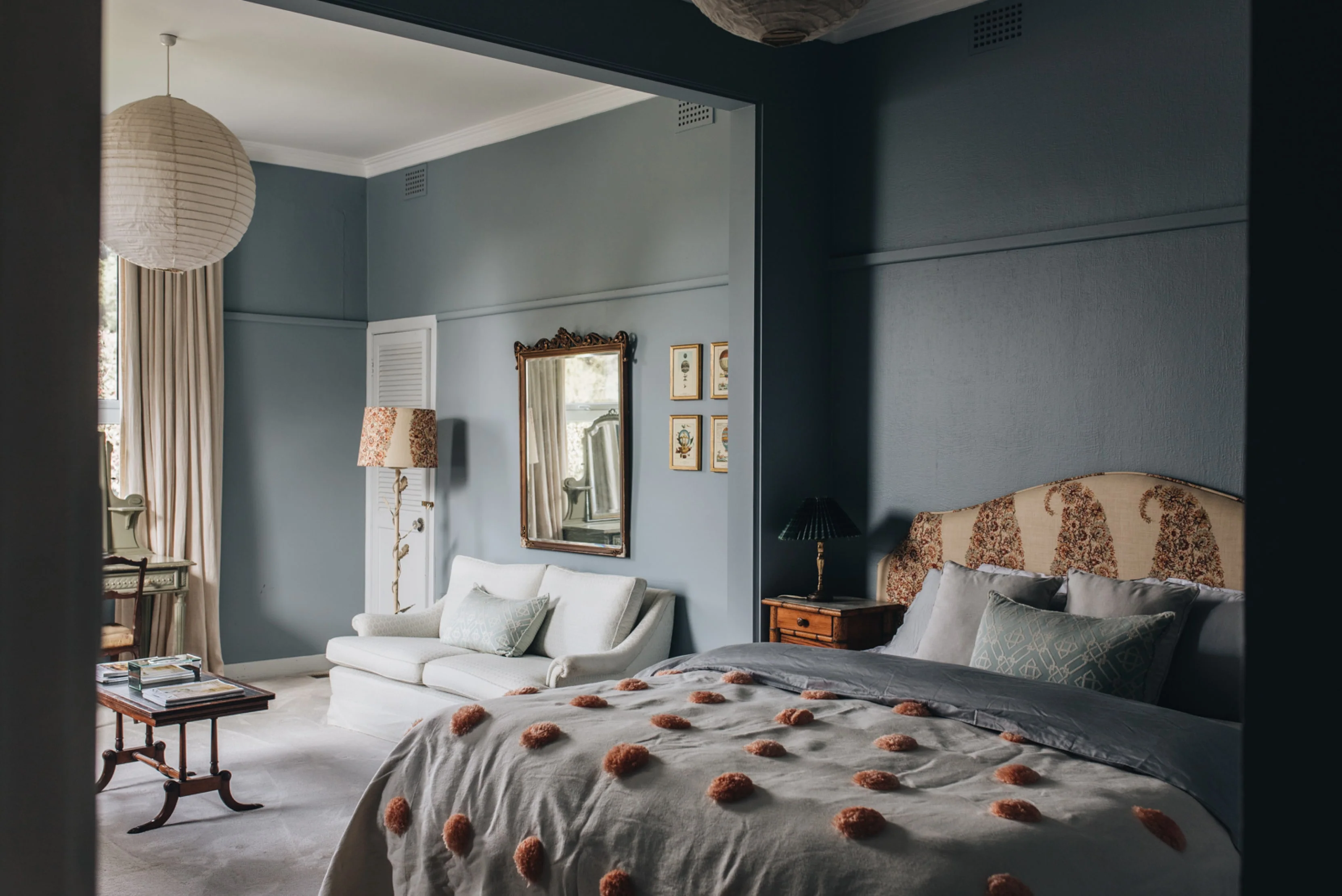 chambre et salon décoration classique chic maison de campagne avec plunge pool naturelle chambre et salon décoration classique chic maison de campagne avec plunge pool naturelle
