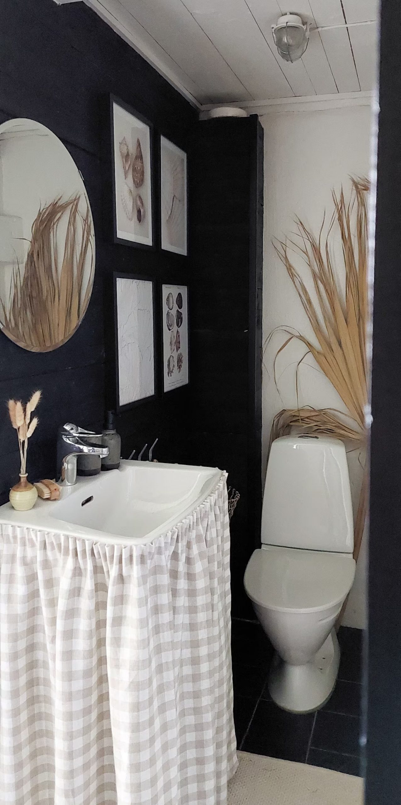 toilettes décoration campagne