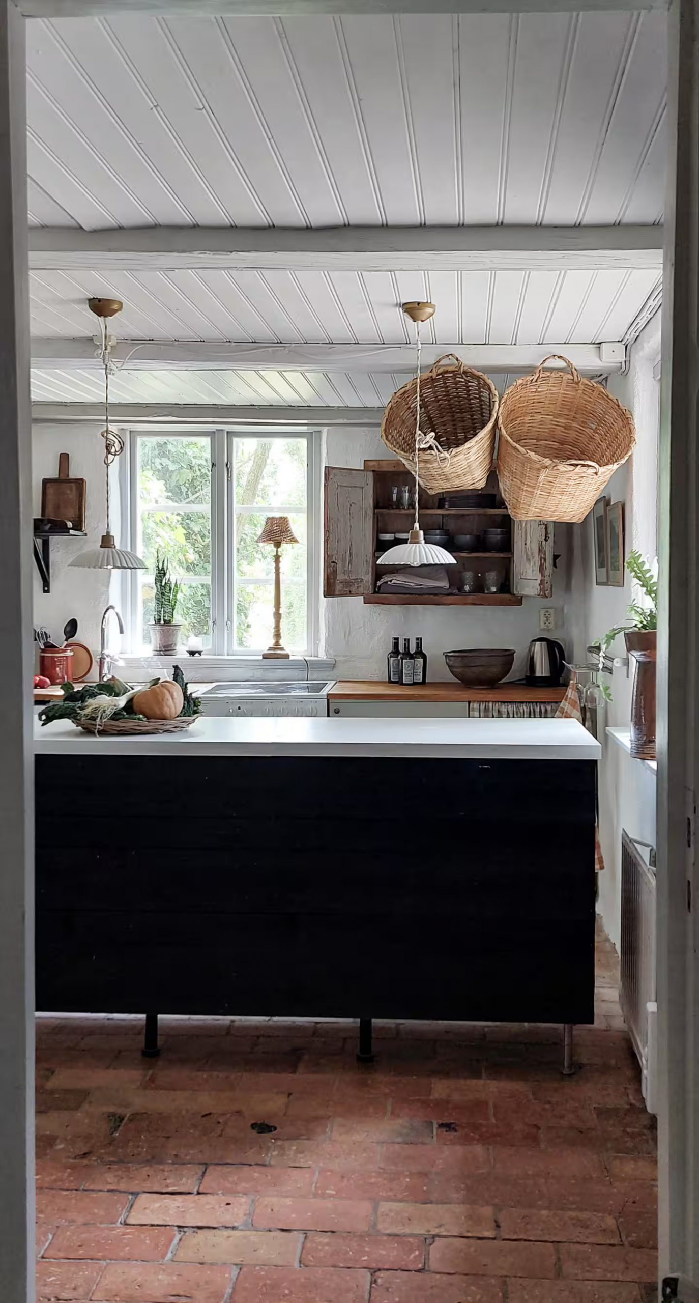cuisine décoration scandinave maison ancienne