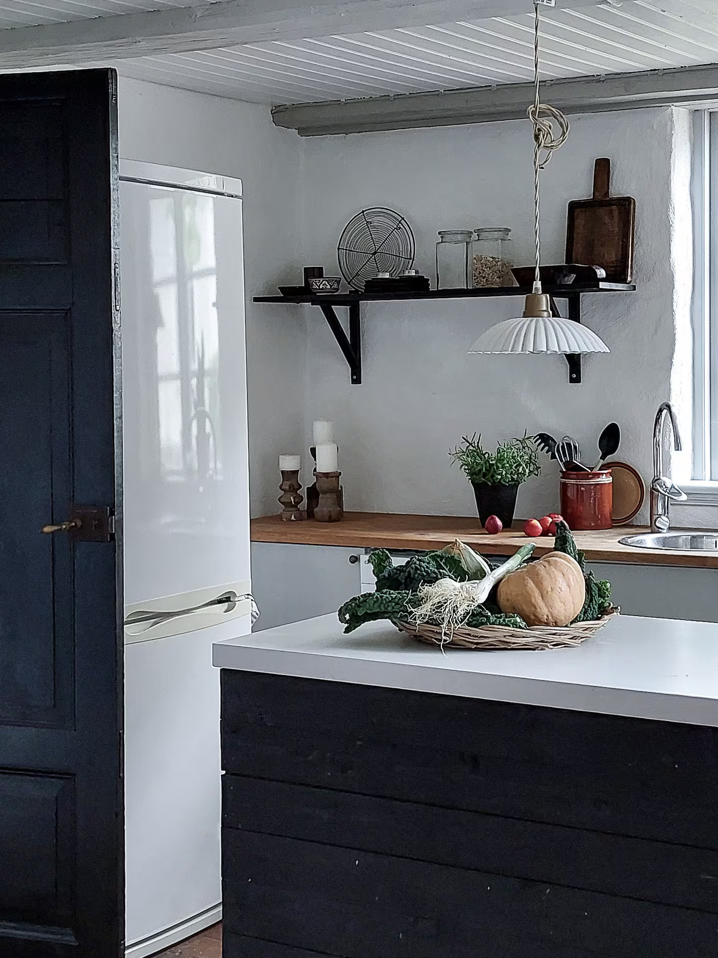 cuisine décoration scandinave maison ancienne