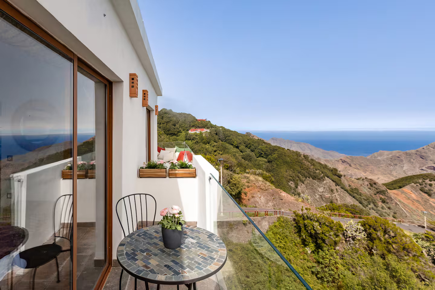 balcon vue mer Tenerife Laurel Retreat balcon vue mer Tenerife Laurel Retreat