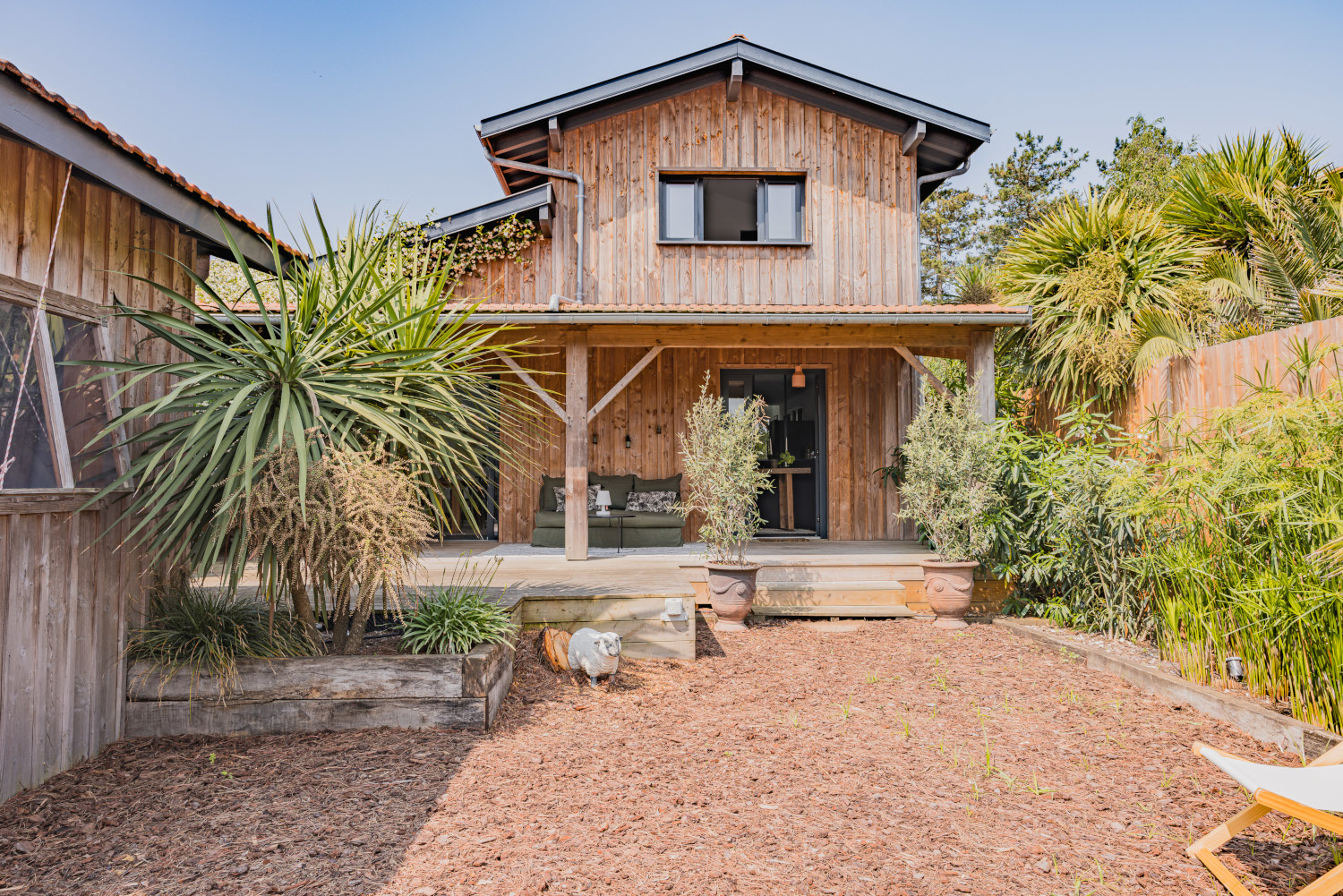 maison en bois Bassin d'Arcachon Photo : © Jean Philippe Bellon