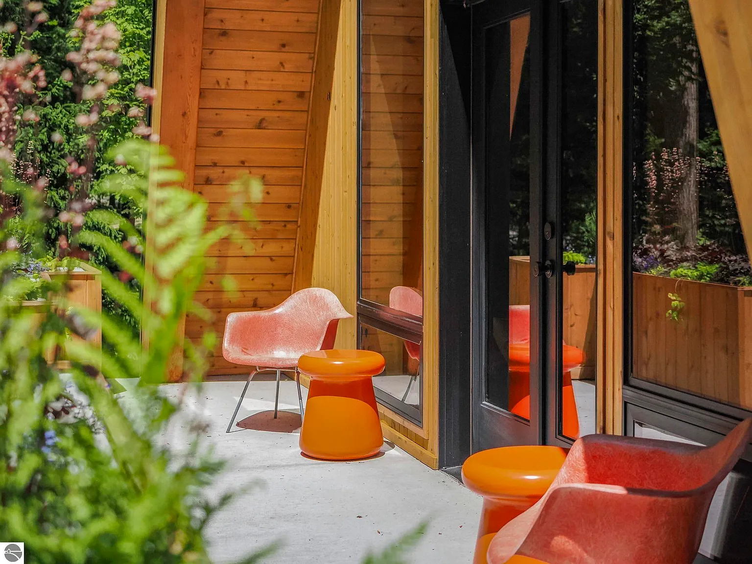 terrasse maison A-Frame