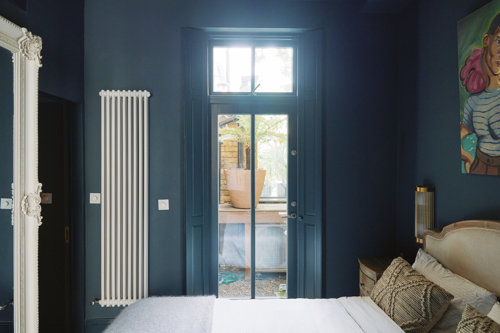 chambre décoration classique chic murs et plafond bleus chambre décoration classique chic murs et plafond bleus