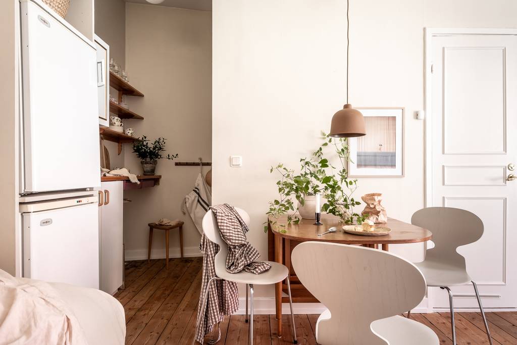 salle à manger et cuisine studio 23m2 décoration bohème et scandinave salle à manger et cuisine studio 23m2 décoration bohème et scandinave