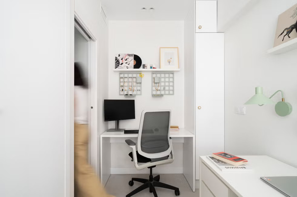 bureau décoration design blanche