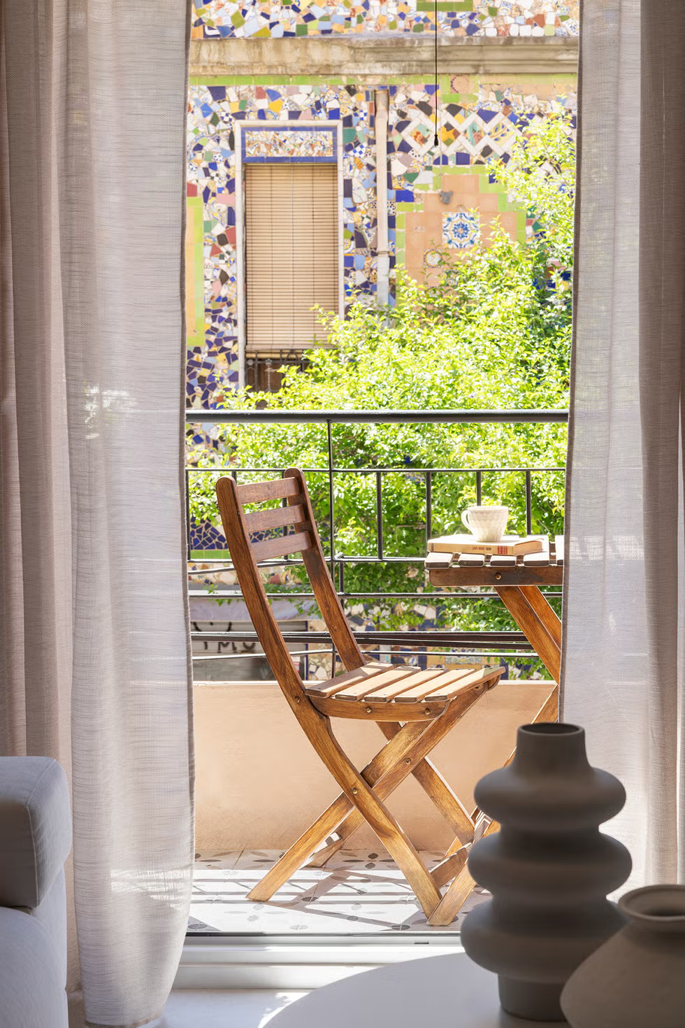 balcon sur rue Espagne appartement 70m2