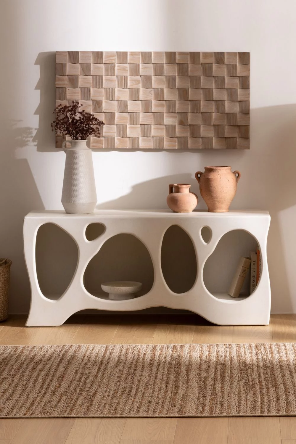 étagère console formes organiques nouvelle collection Atmosphera automne/hiver 2025/2026 étagère console formes organiques nouvelle collection Atmosphera automne/hiver 2025/2026