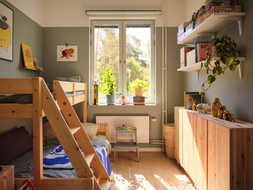 chambre lits superposés décoration vintage et colorée chambre lits superposés décoration vintage et colorée