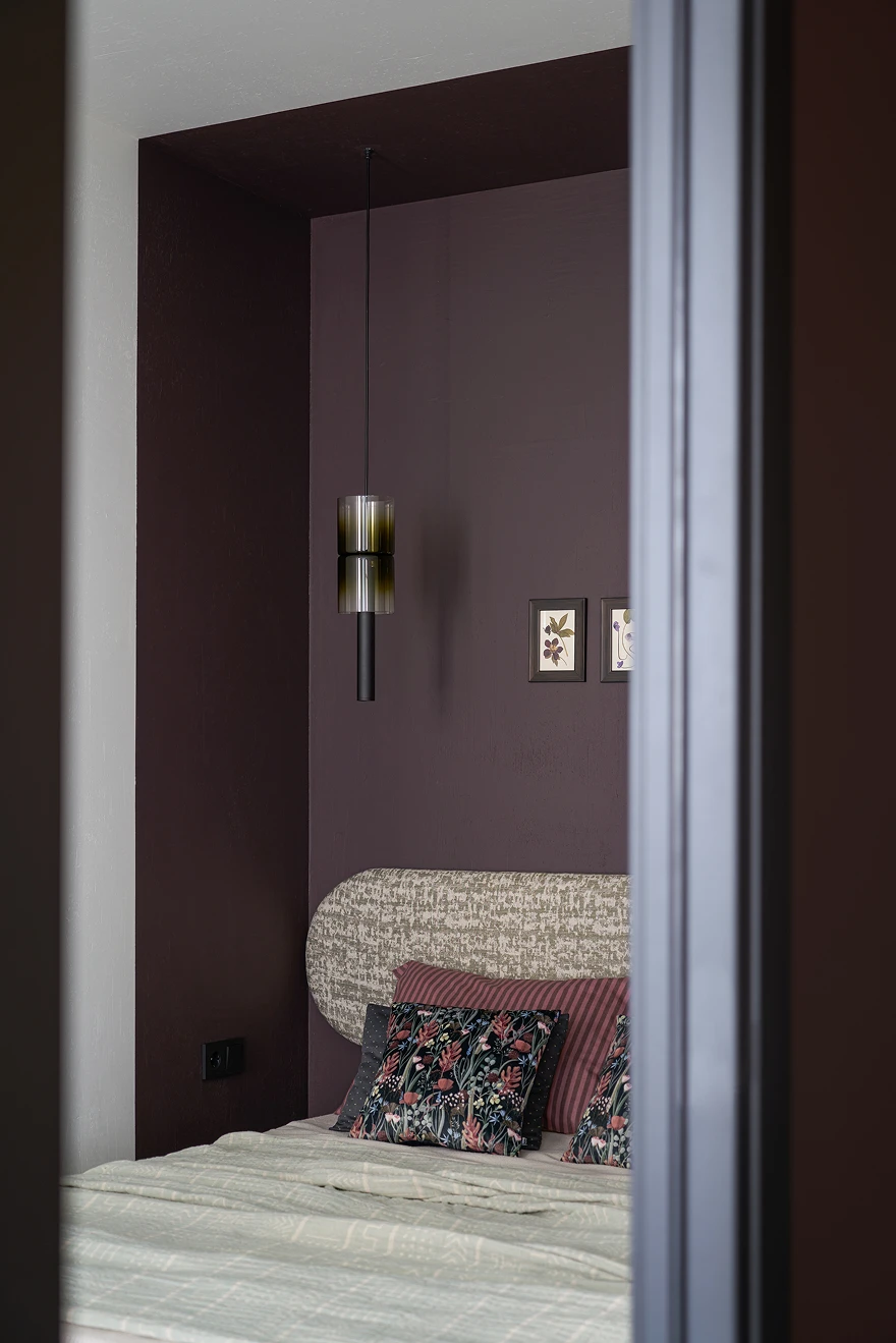 chambre en alcôve appartement 46m2