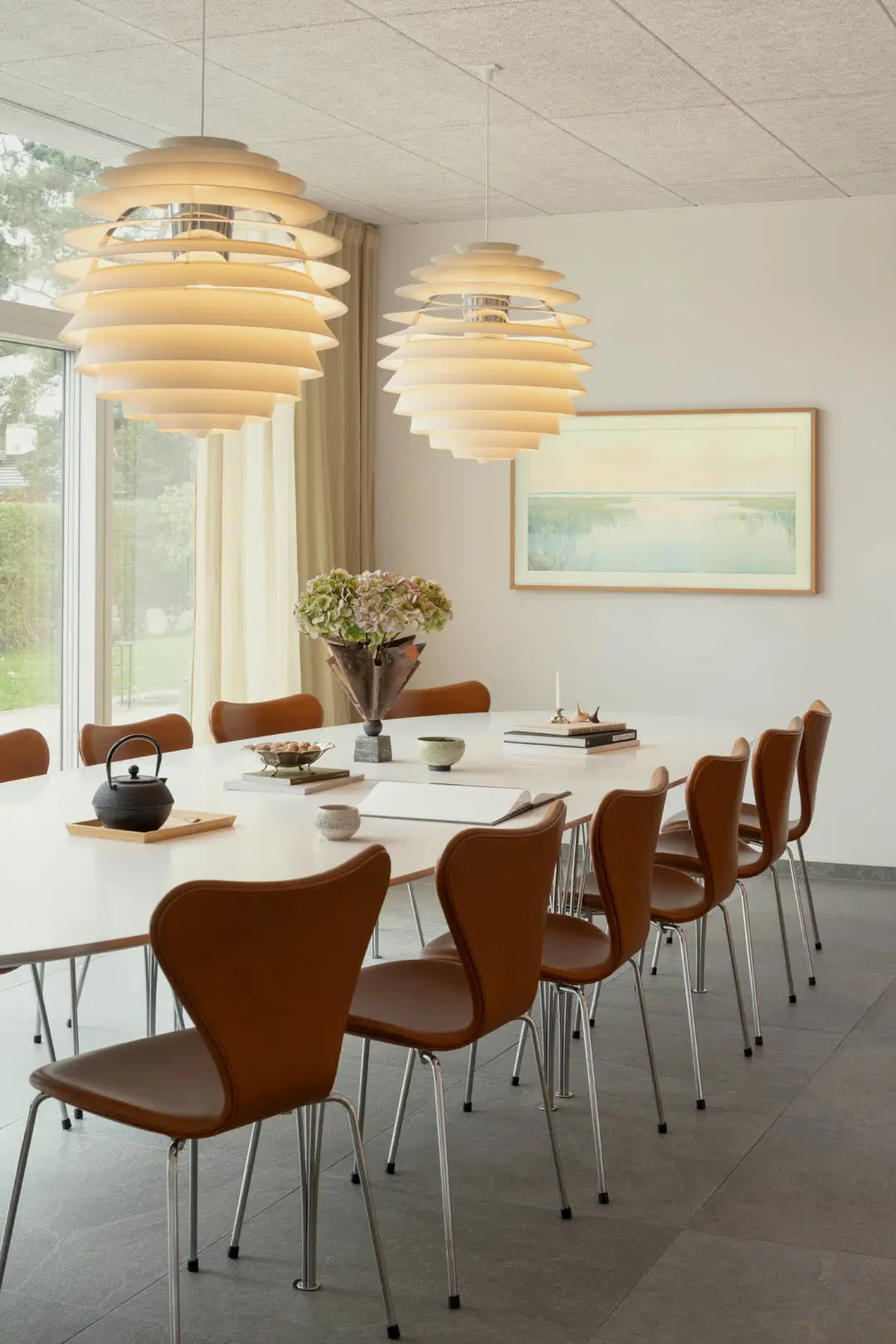 salle à manger design scandinave maison en bois