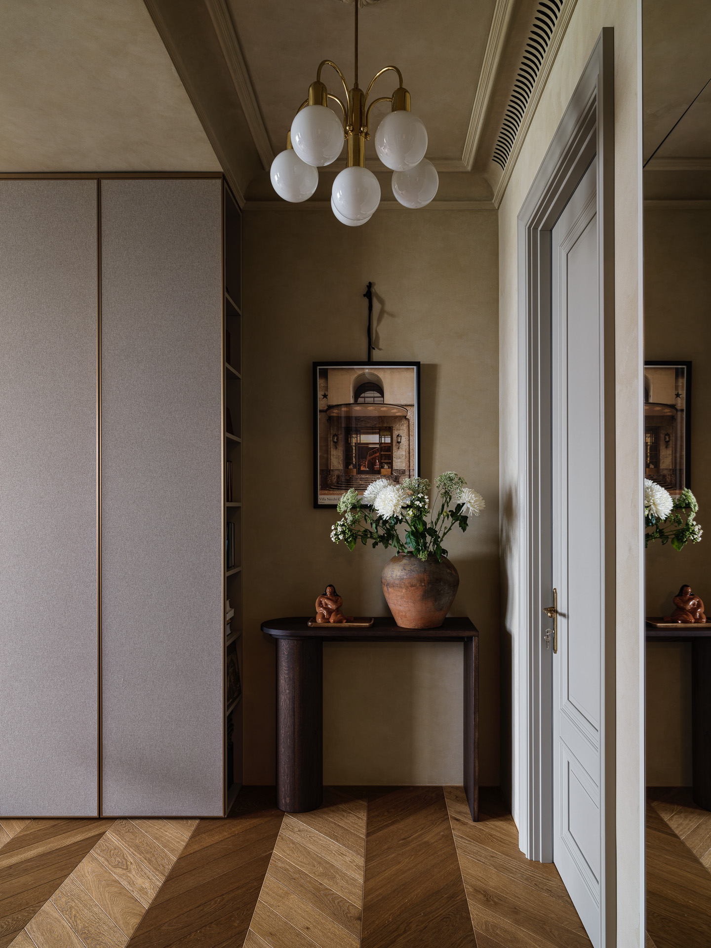 entrée avec parquet