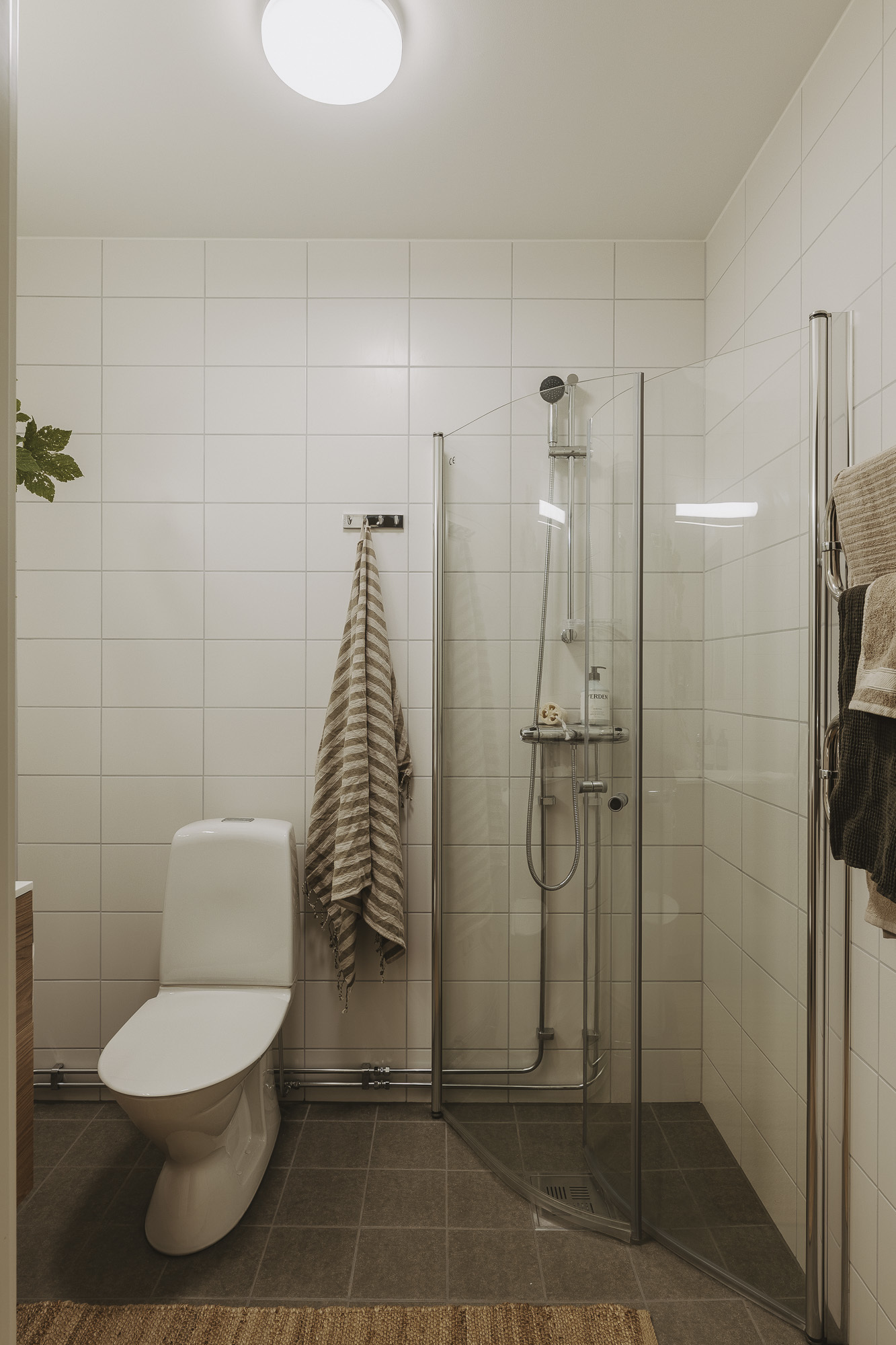 salle de bain blanche
