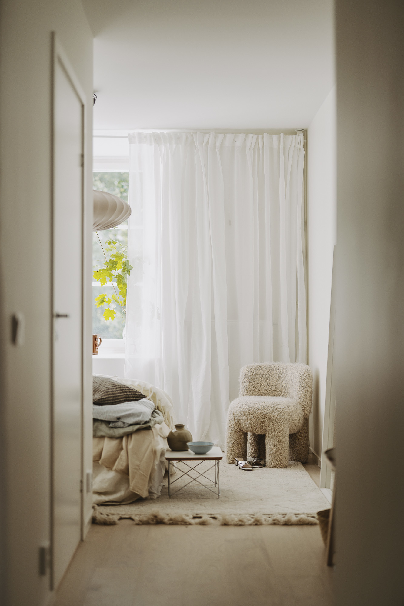 chambre deux-pièces 38m2 décoration scandinave