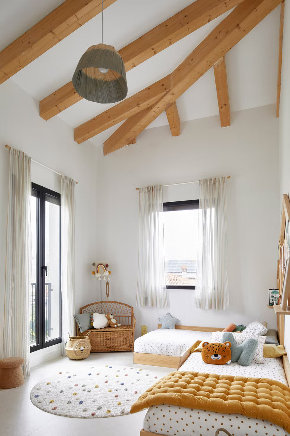 chambre enfant avec poutres chambre enfant avec poutres