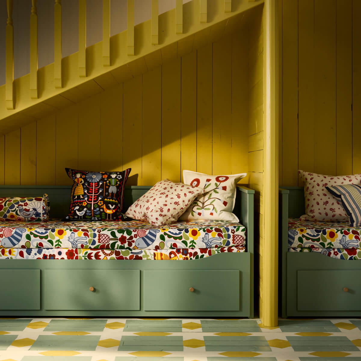 chambre jaune et verte nouveautés IKEA octobre 2025
