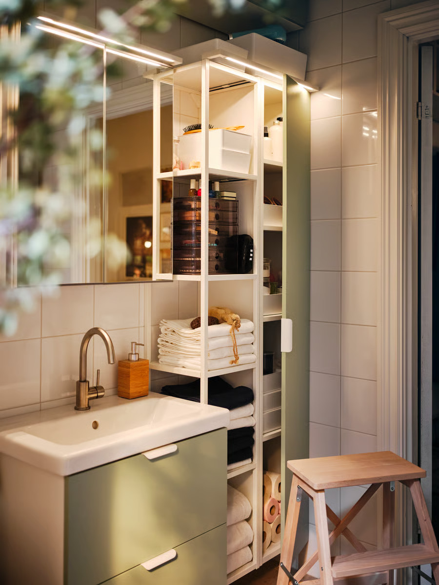 salle de bain verte IKEA