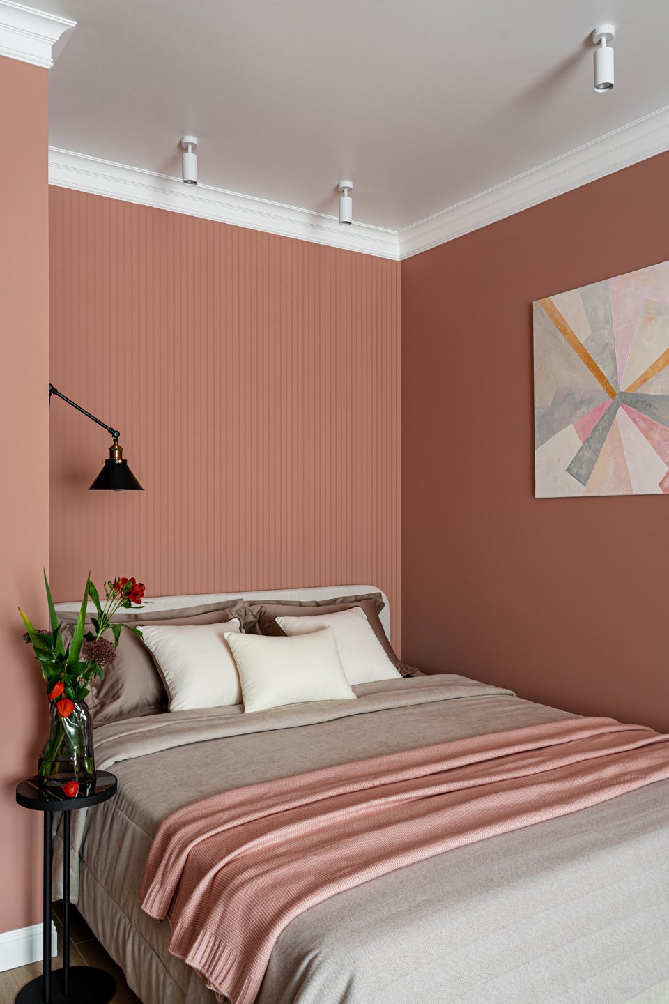 chambre moderne murs terracotta chambre moderne murs terracotta