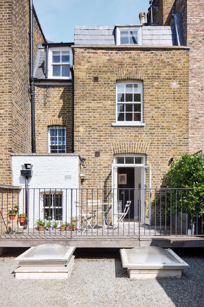 maison de ville en briques Londres Kensington