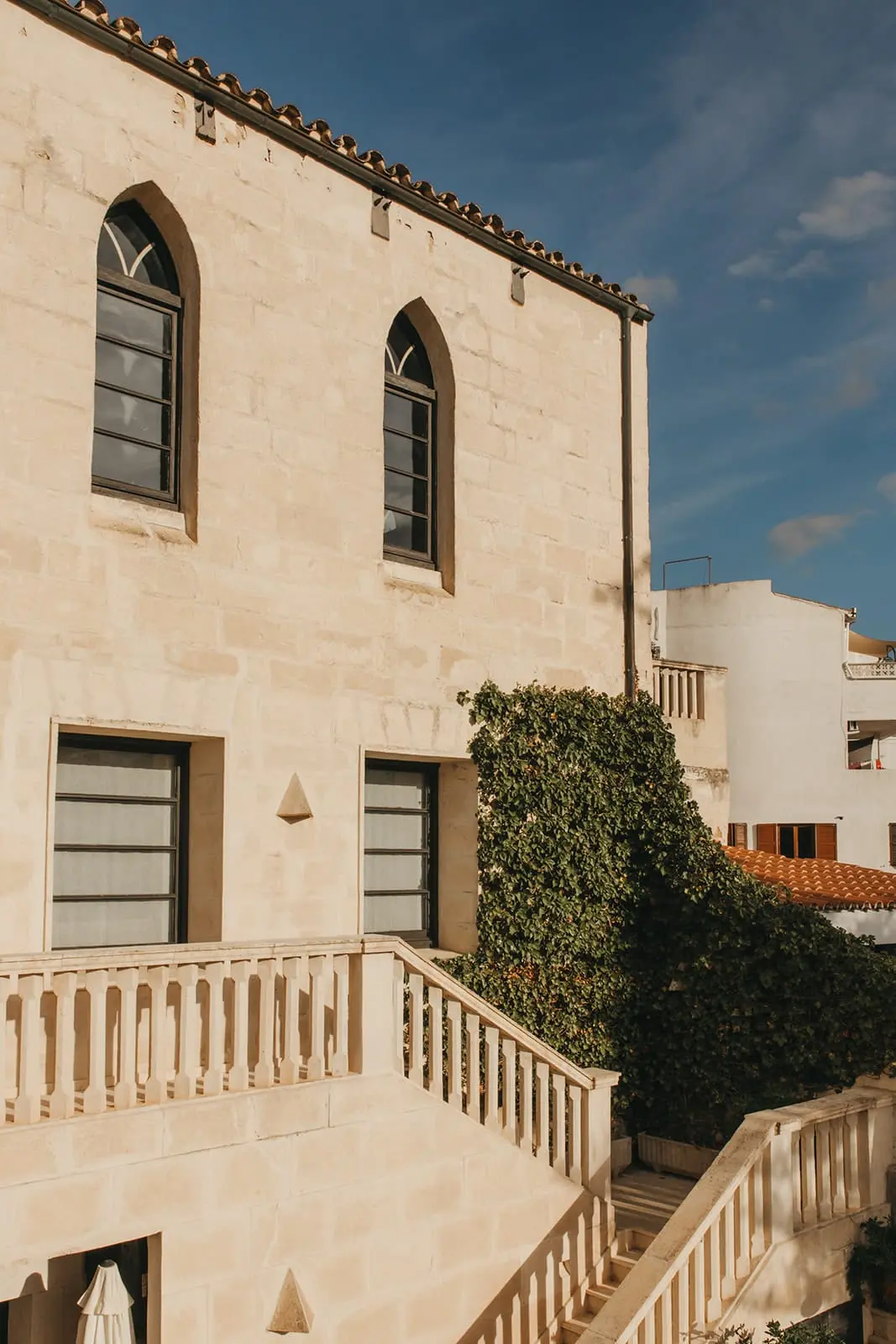 terrasse maison de ville Minorque terrasse maison de ville Minorque