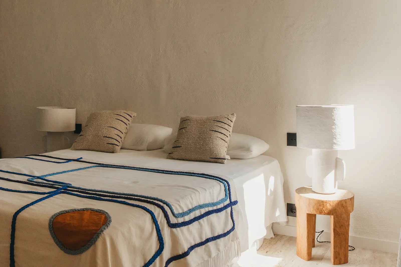 chambre maison minorque avec piscine vue mer