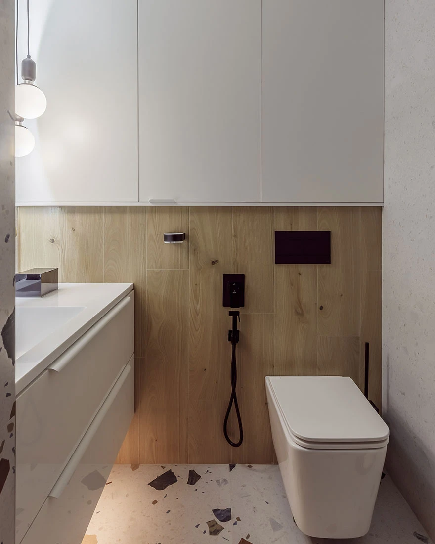 toilettes sol terrazzo