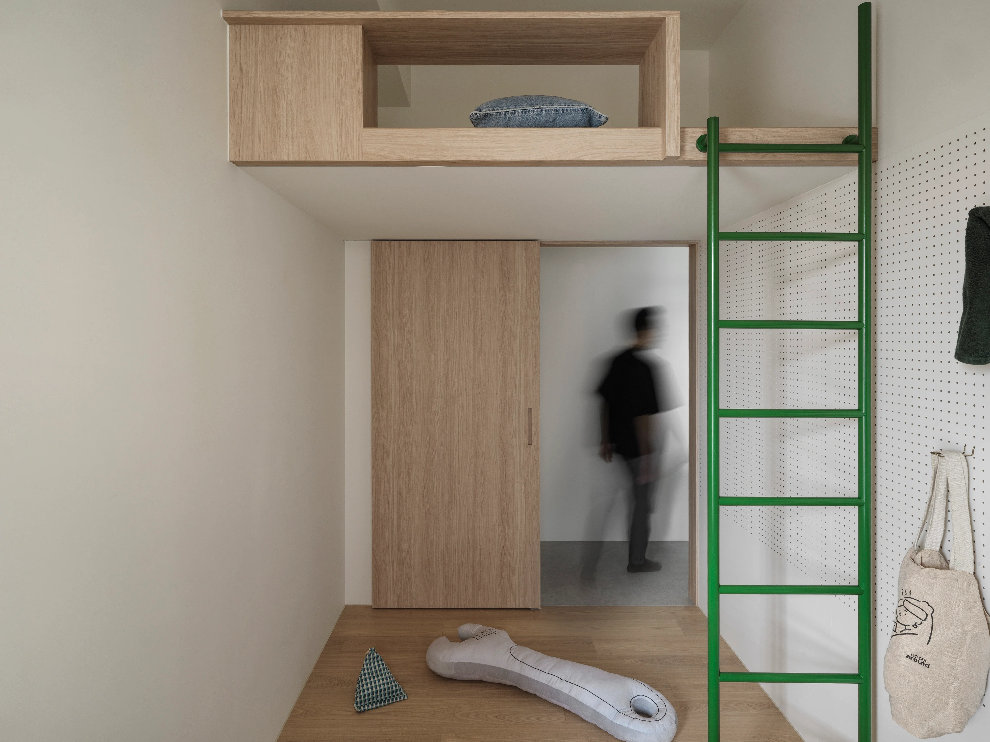 chambre avec mezzanine décoration design