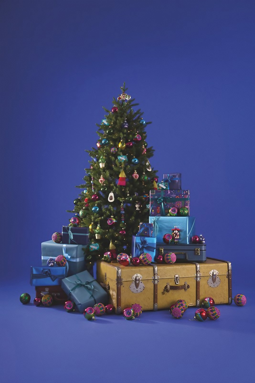 sapin et cadeaux décoration Noël Maisons du Monde style exotique
