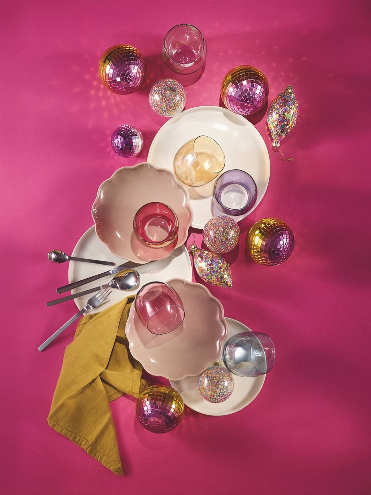 boules de sapin façon disco 