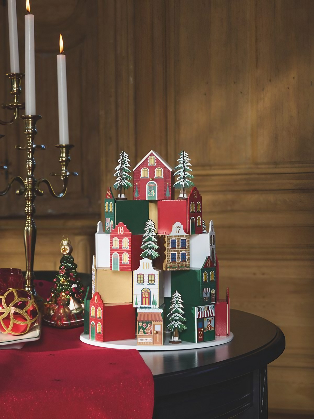 calendrier de l'avant petites maisons décoration Noël Maisons du Monde