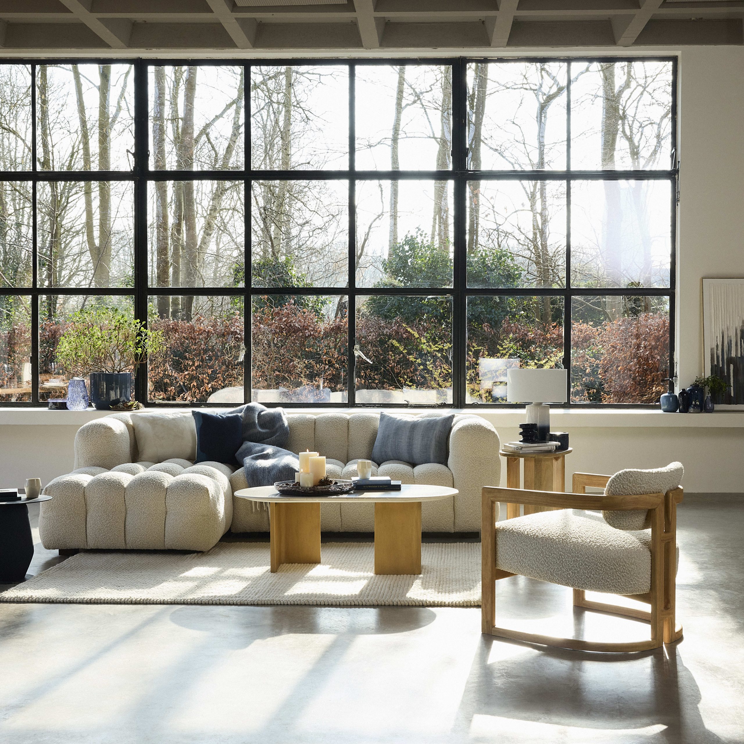 salon Refuge Boréal Maisons du Monde
