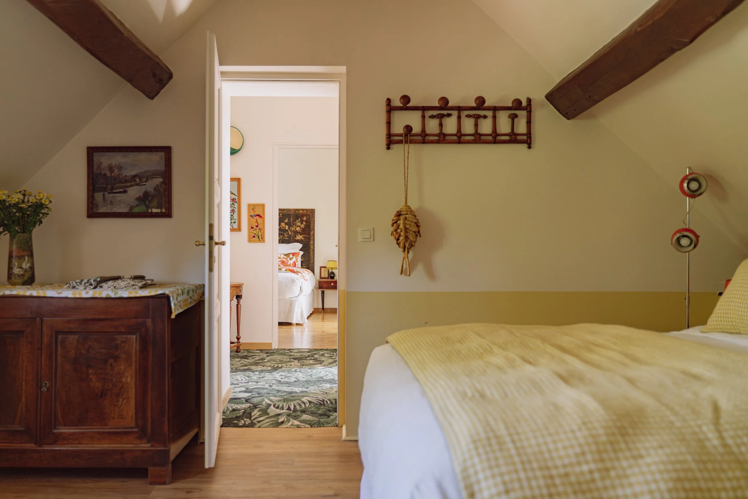 chambre maison de campagne Le Prieuré Maison du Pêcheur Marnay-sur-Seine