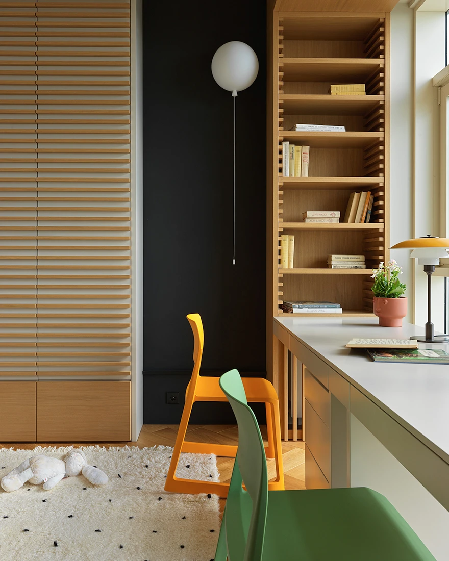 chambre enfant avec bureau double