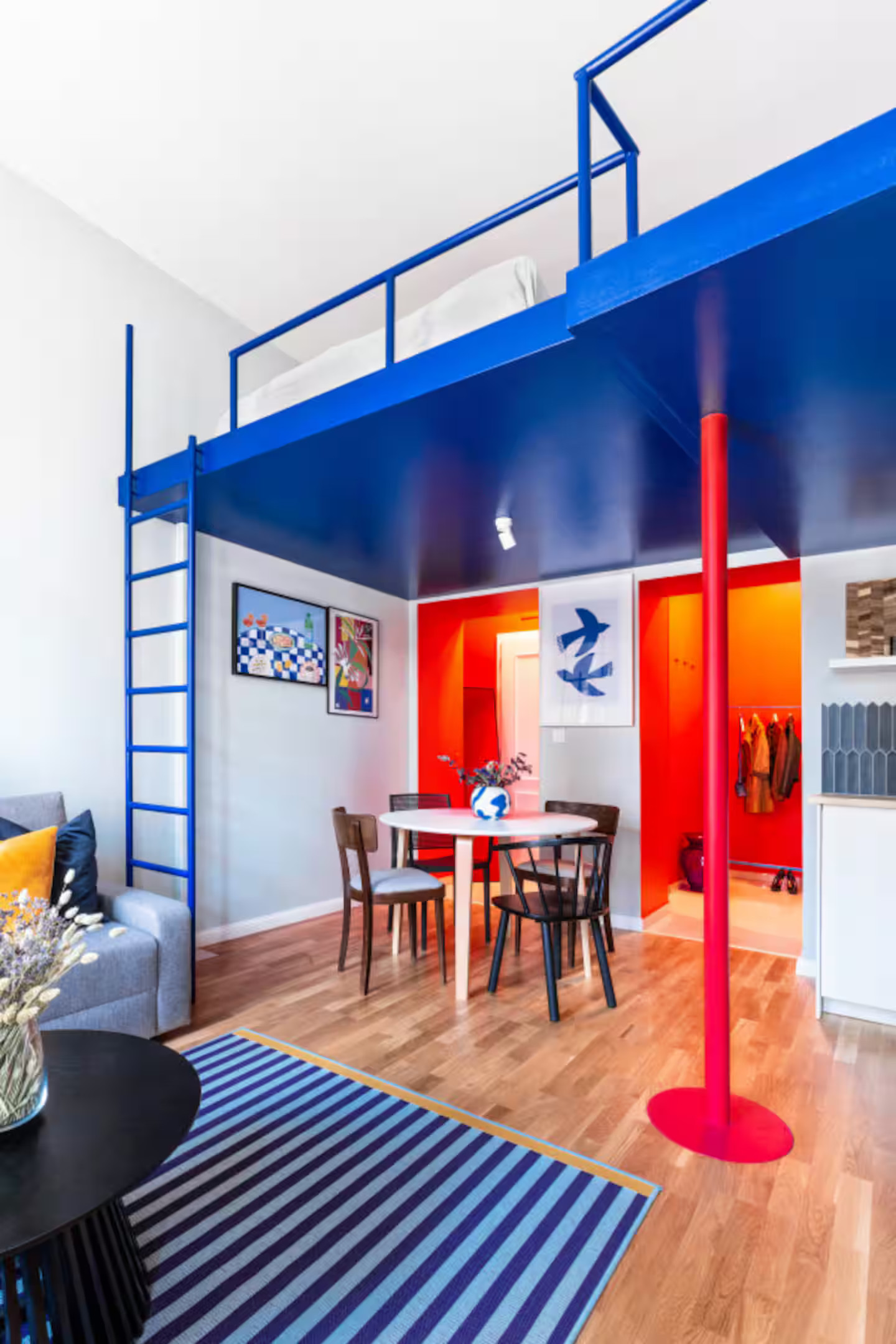 salon avec mezzanine studio en duplex 44m2 salon avec mezzanine studio en duplex 44m2
