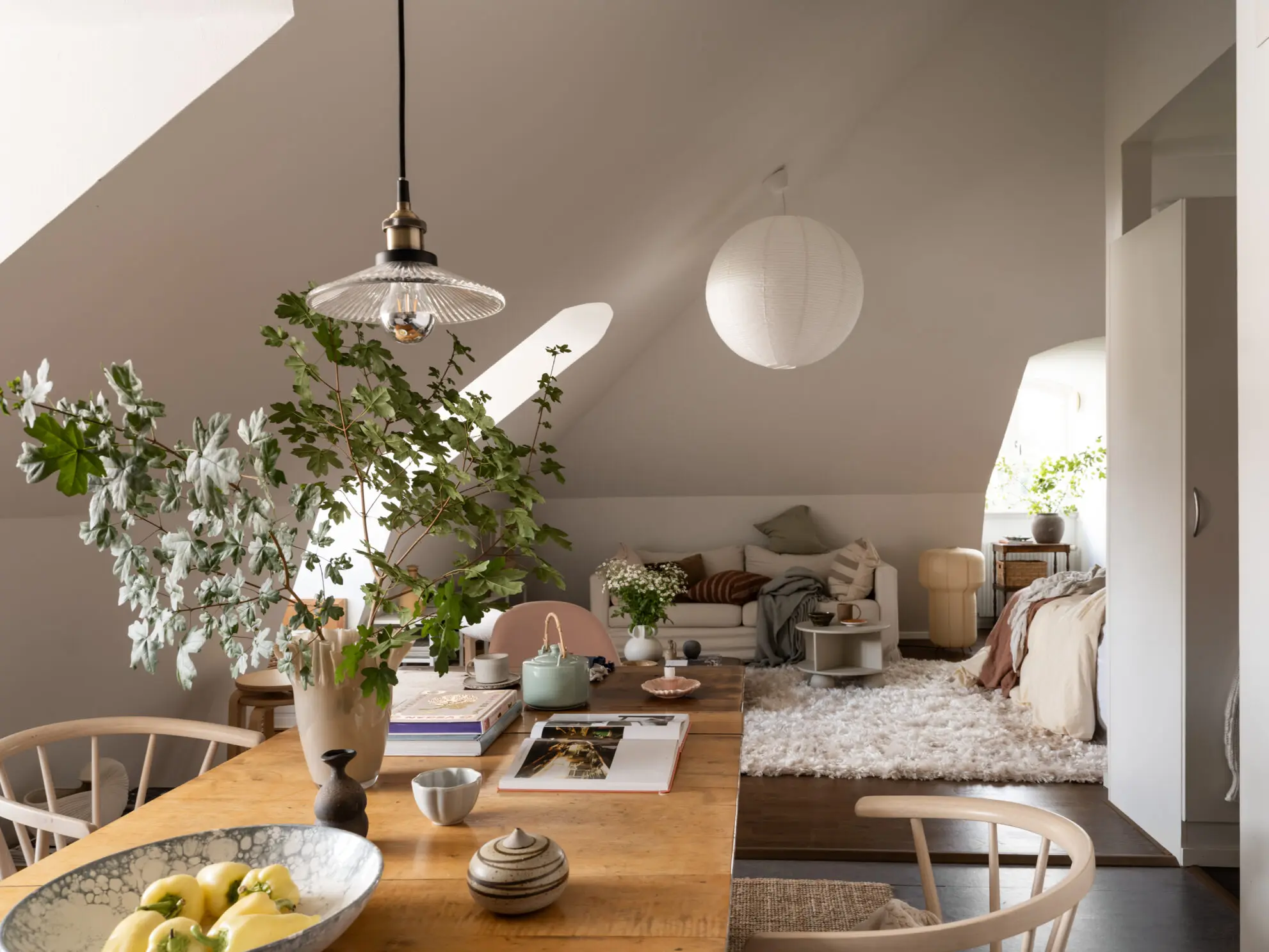 studio mansardé de 40m2 décoration scandinave studio mansardé de 40m2 décoration scandinave