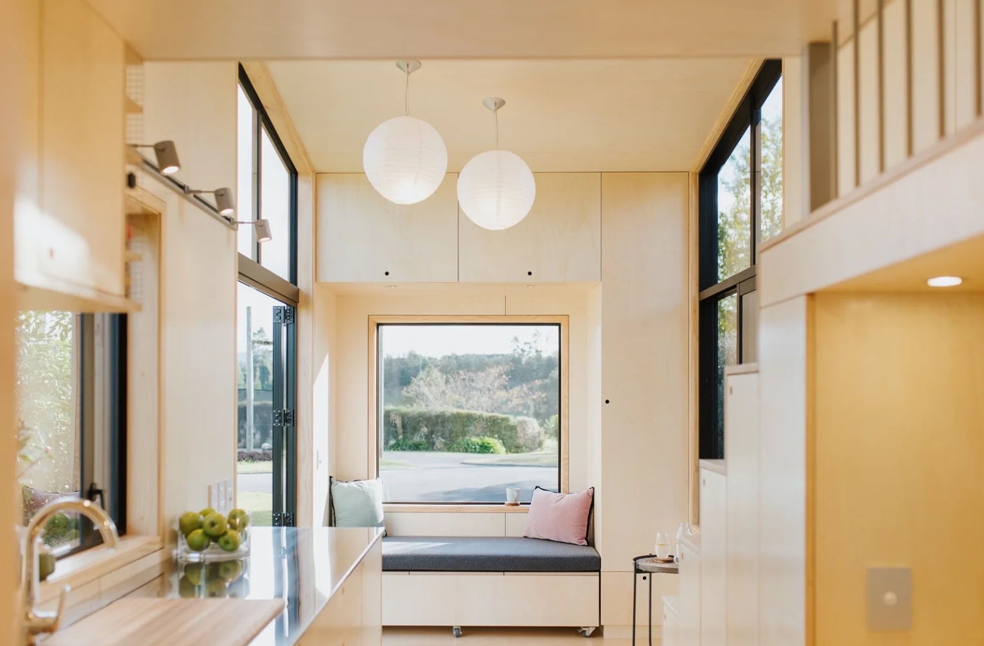 intérieur mini maison mobile