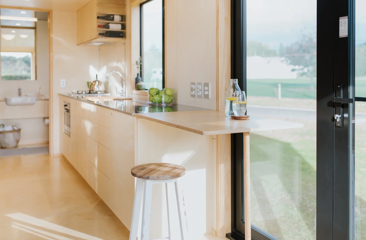 intérieur mini maison mobile