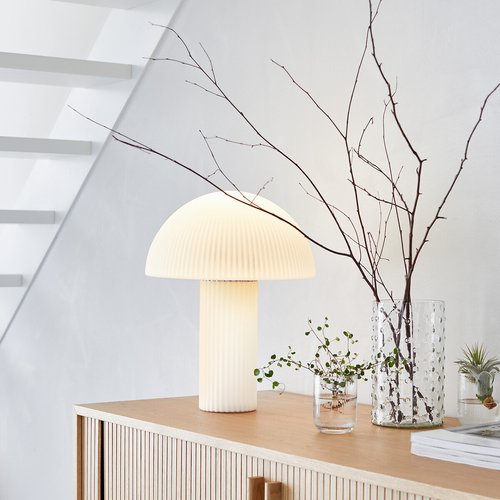 lampe champignon verre opaline lampe champignon verre opaline