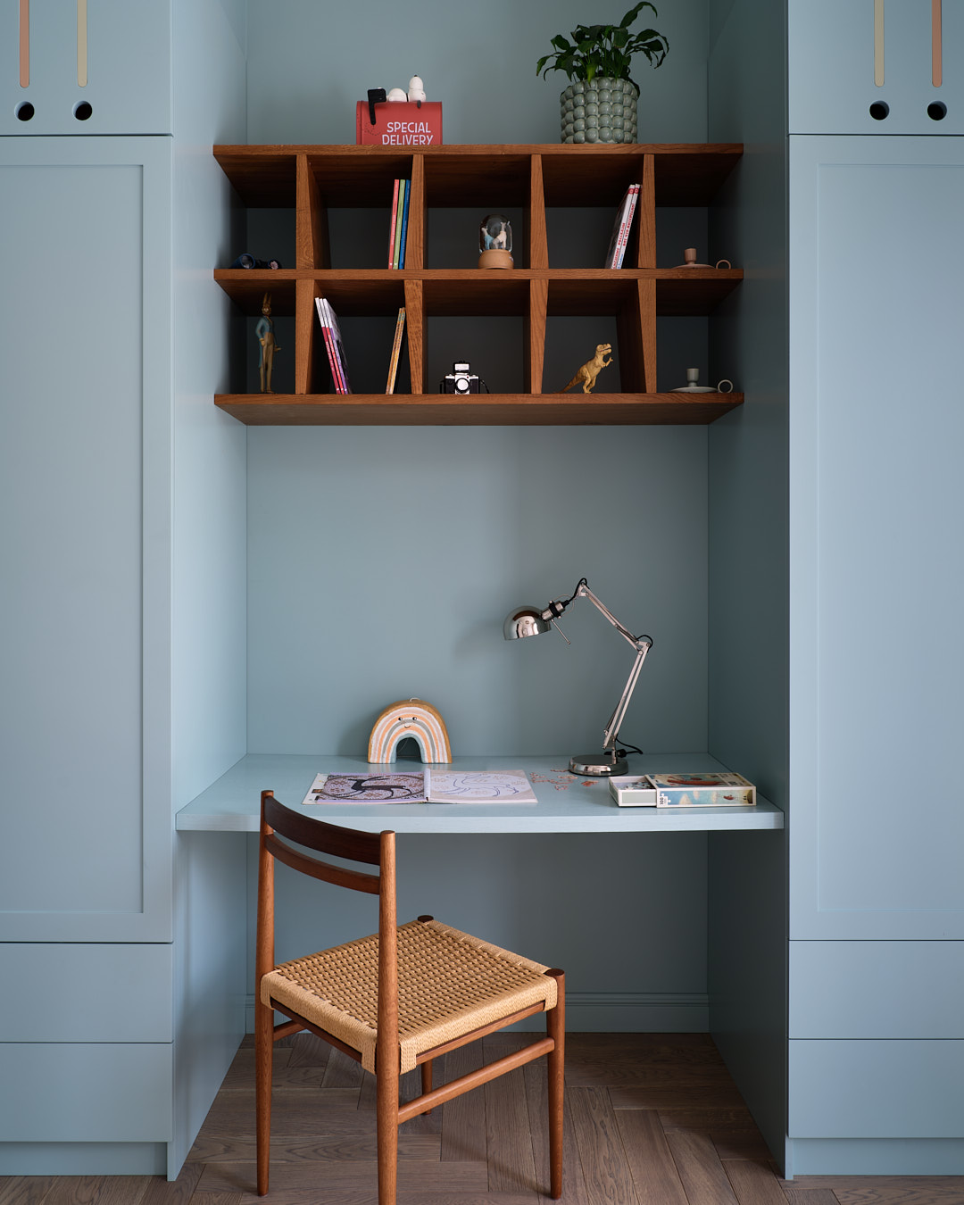 bureau chambre garçon bleue