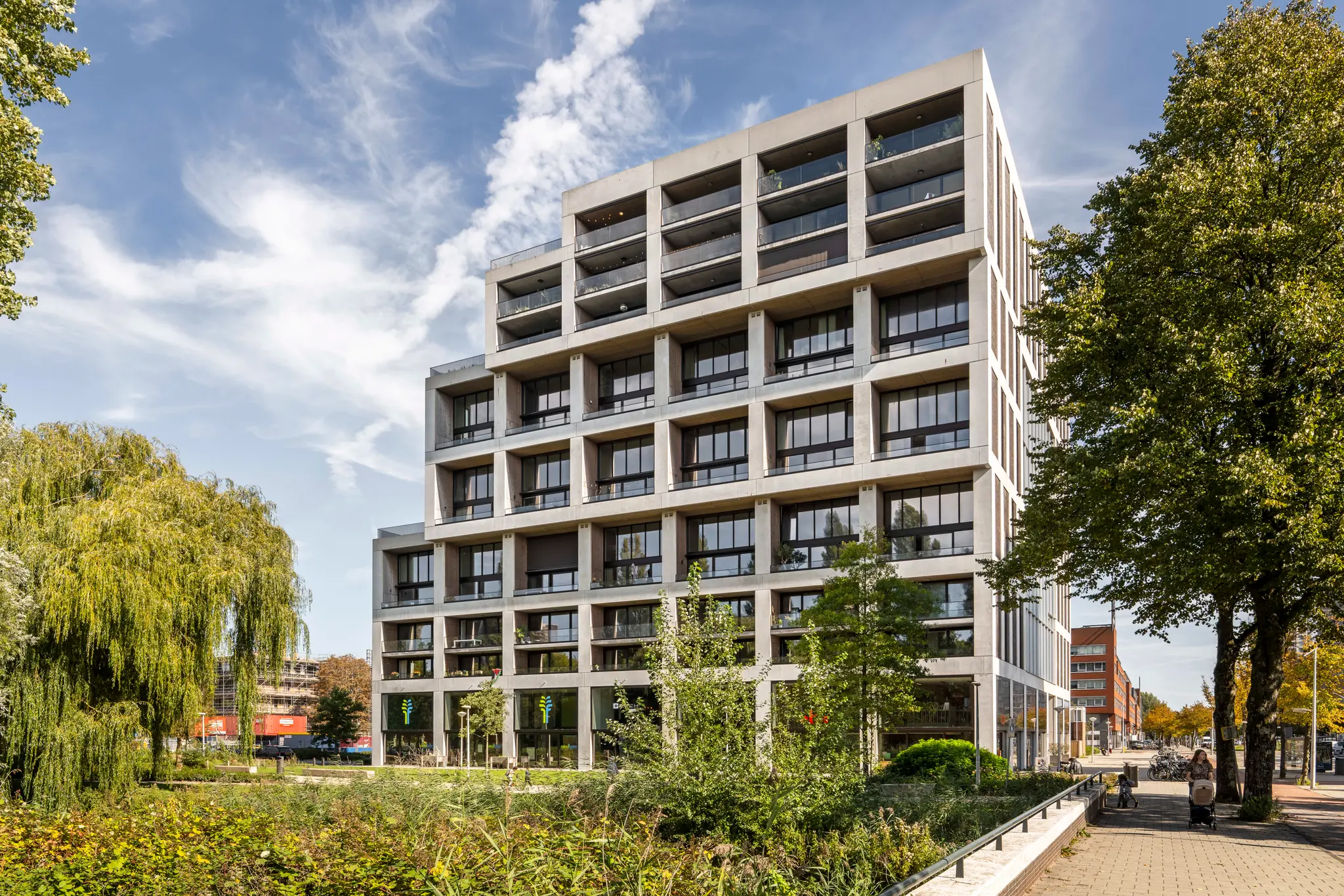 immeuble contemporain Amsterdam