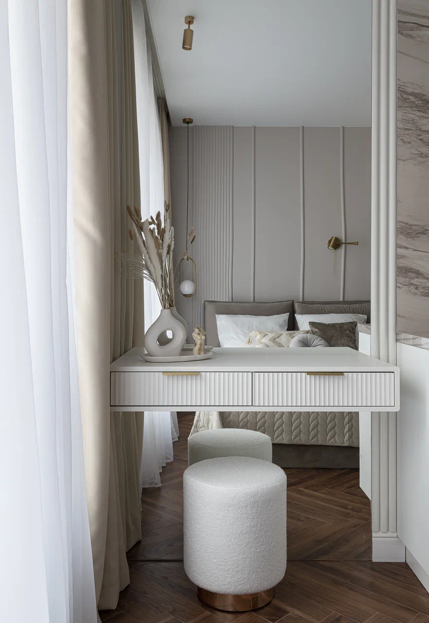 coiffeuse dans chambre contemporaine coiffeuse dans chambre contemporaine