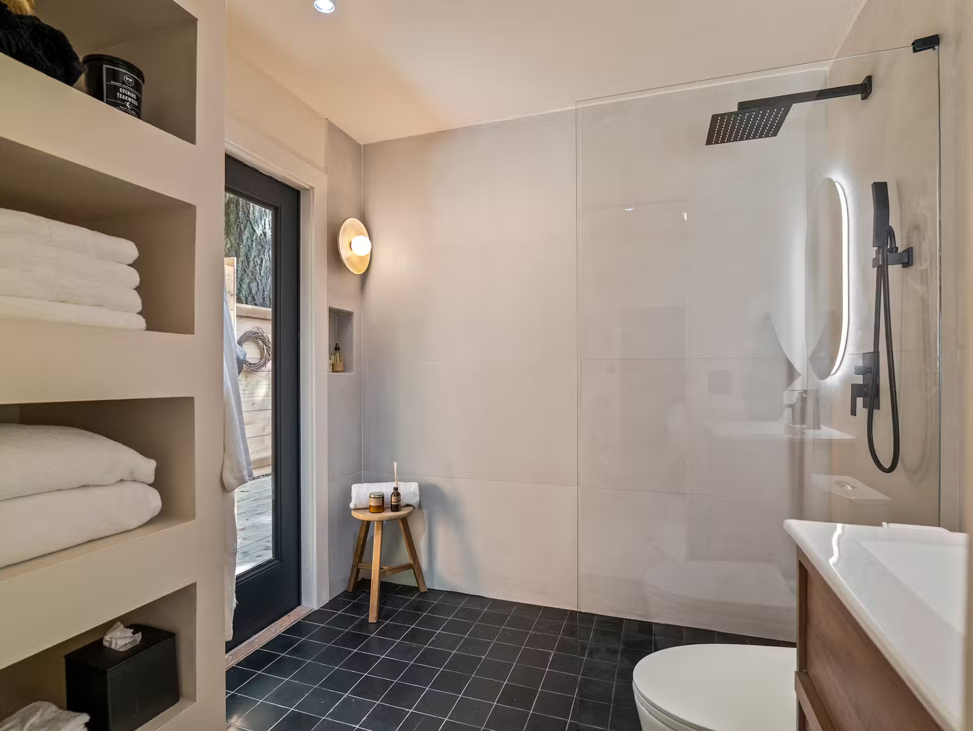 salle de bain douche à l'italienne décoration design
