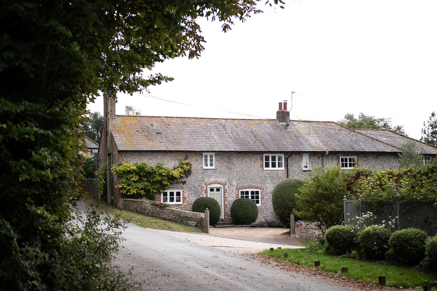 cottage ancien en silex Angleterre cottage ancien en silex Angleterre
