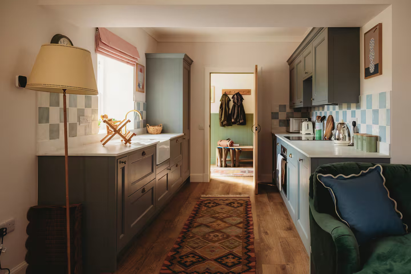 cuisine rustique maison Écosse décoration colorée