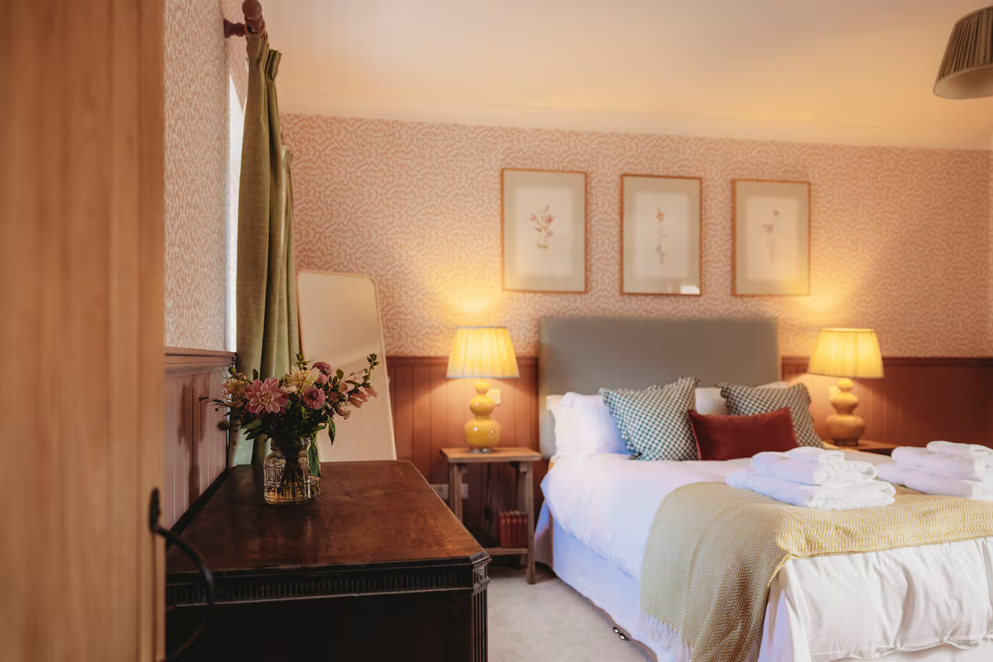 chambre rustique maison Écosse décoration colorée
