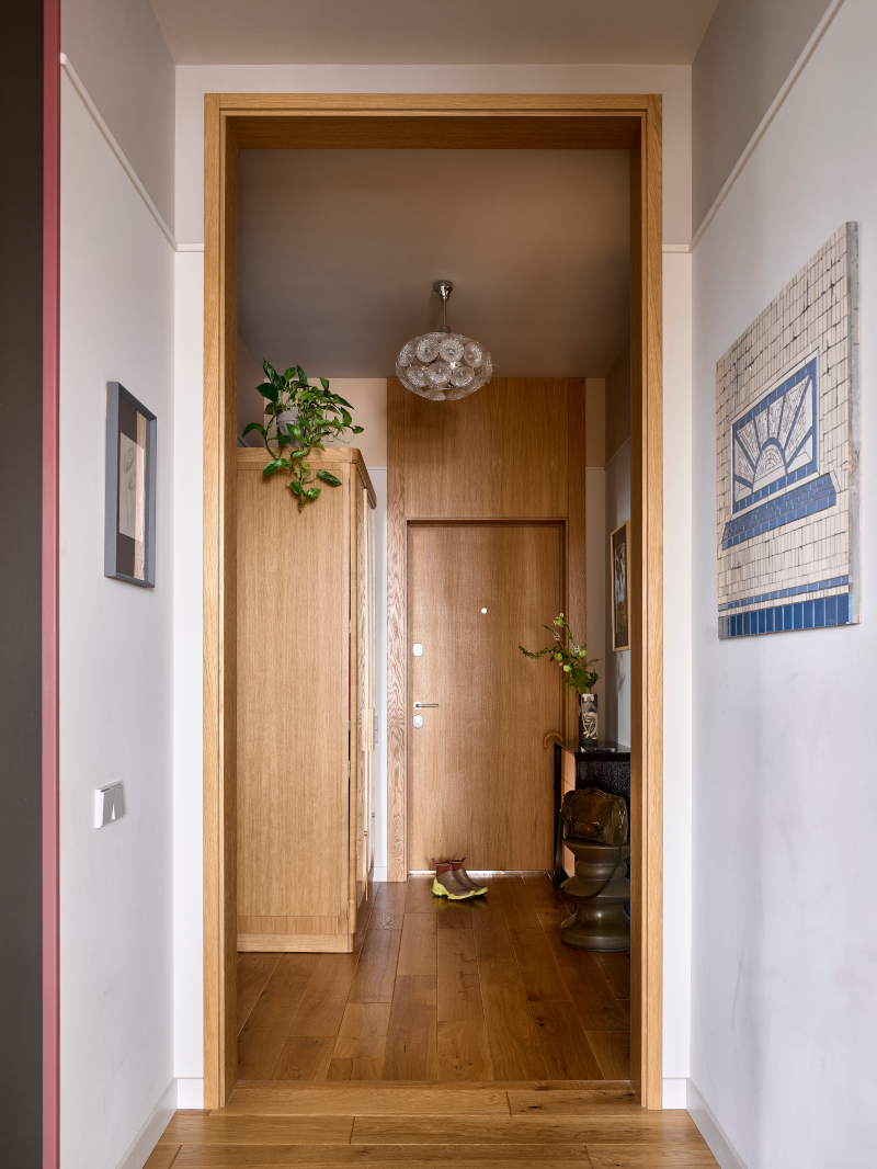 entrée appartement 140m2 décoration vintage