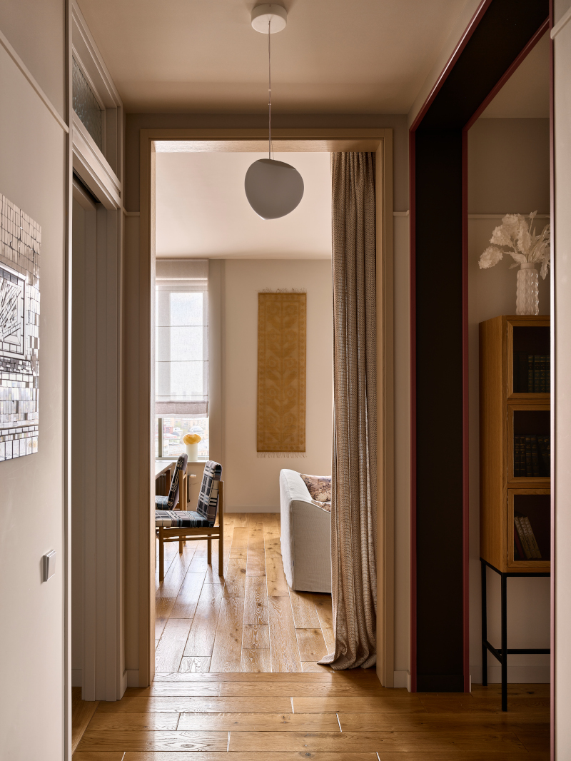 entrée appartement 140m2 décoration vintage