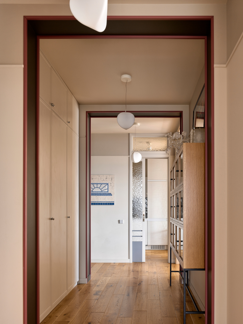 entrée appartement 140m2 décoration vintage
