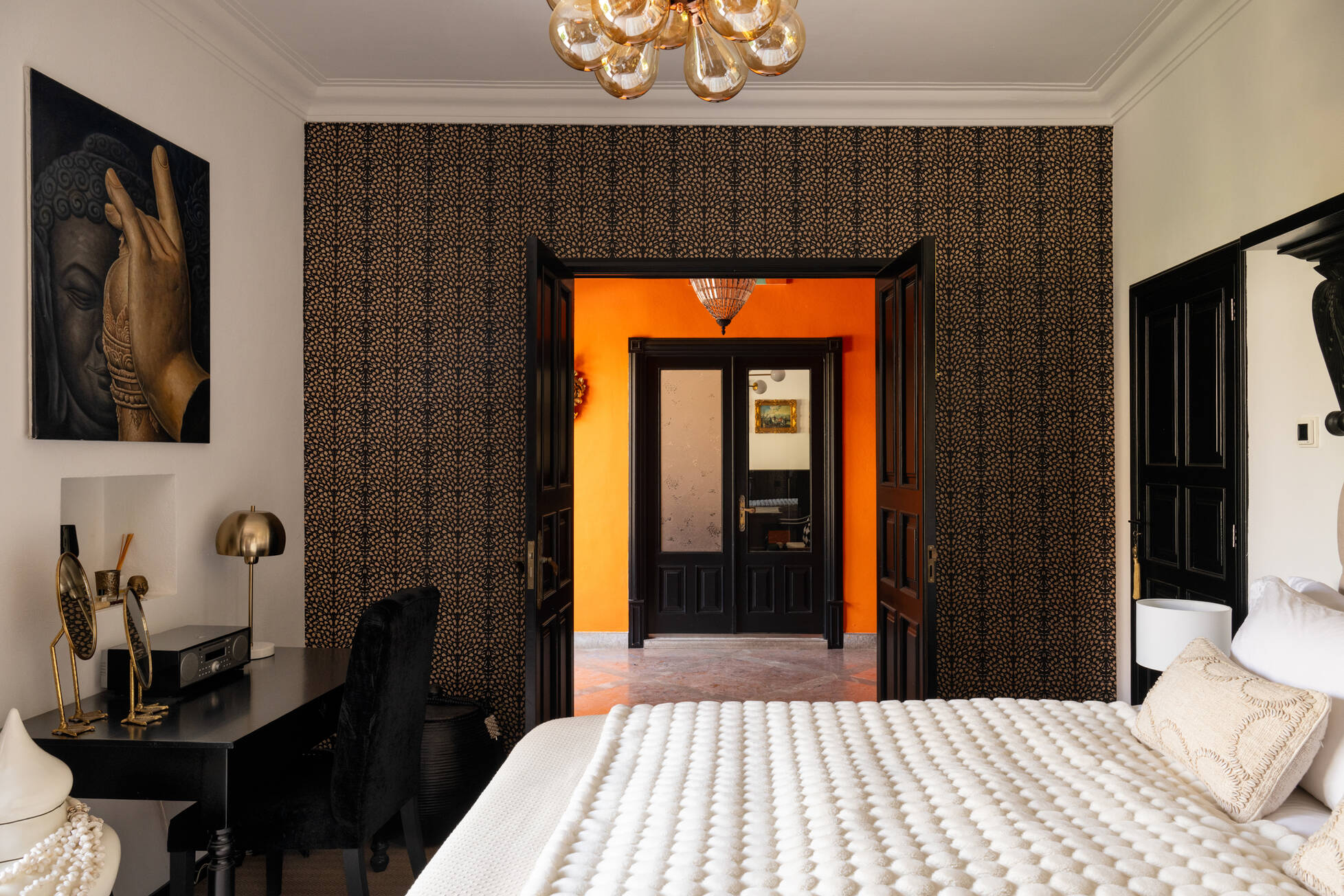 chambre décoration contemporaine maison Majorque chambre décoration contemporaine maison Majorque